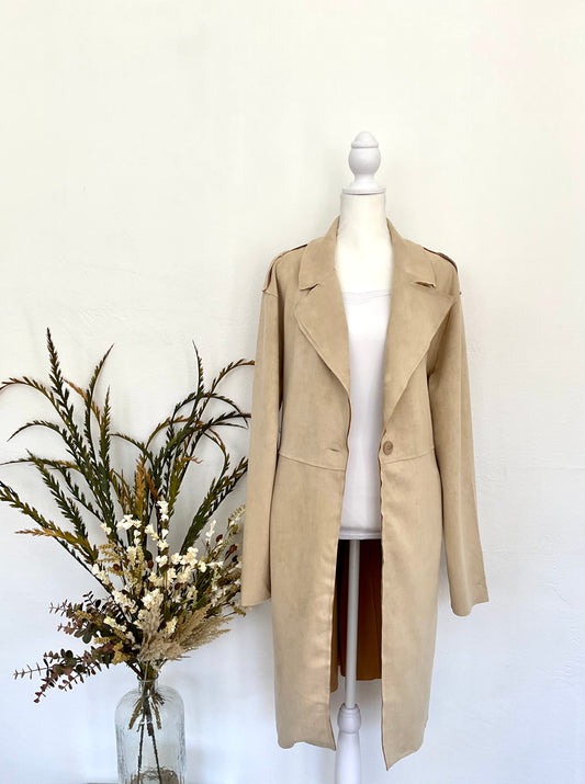 French Vanilla Trench Coat